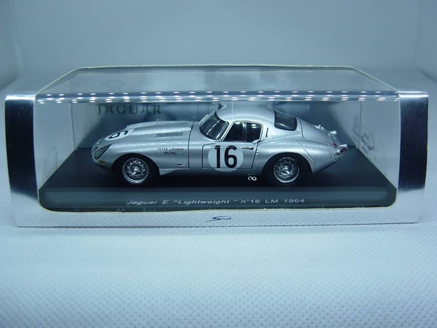 Amazon | ～ spark 1/43 Jaguar E Lightweight LM 1964#16 P